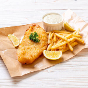 FISH/CHIP WRAP PAPER SHEET