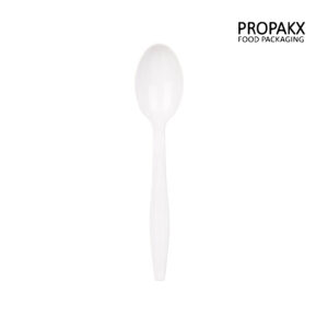 Plastic White Tea Spoons